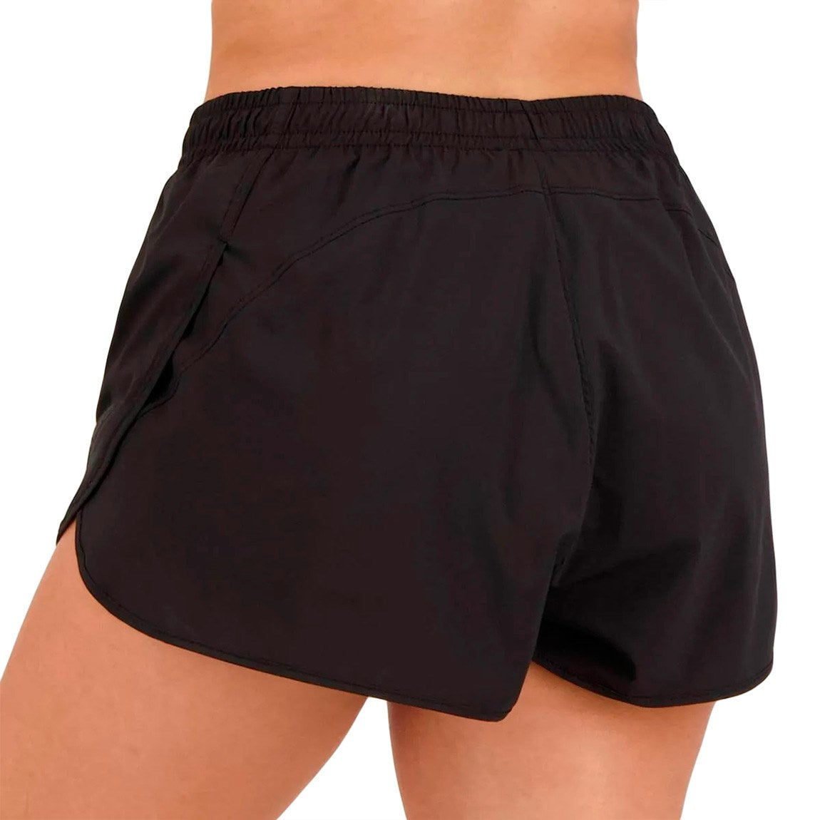 Fila Shorts Double run ii Mujer - Negro