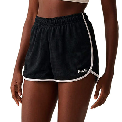 Fila Shorts International Mujer - Negro/Blanco