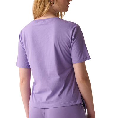 Fila Remera manga corta Letter essentials Mujer - Violeta
