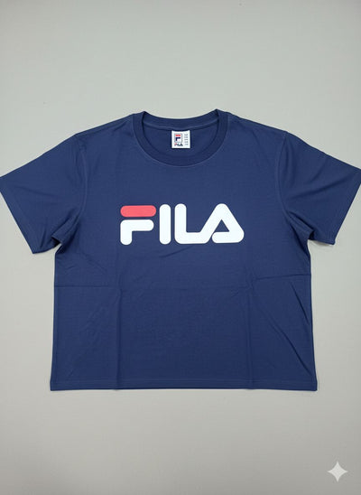 Fila Remera manga corta Letter premium ii Mujer - Marino