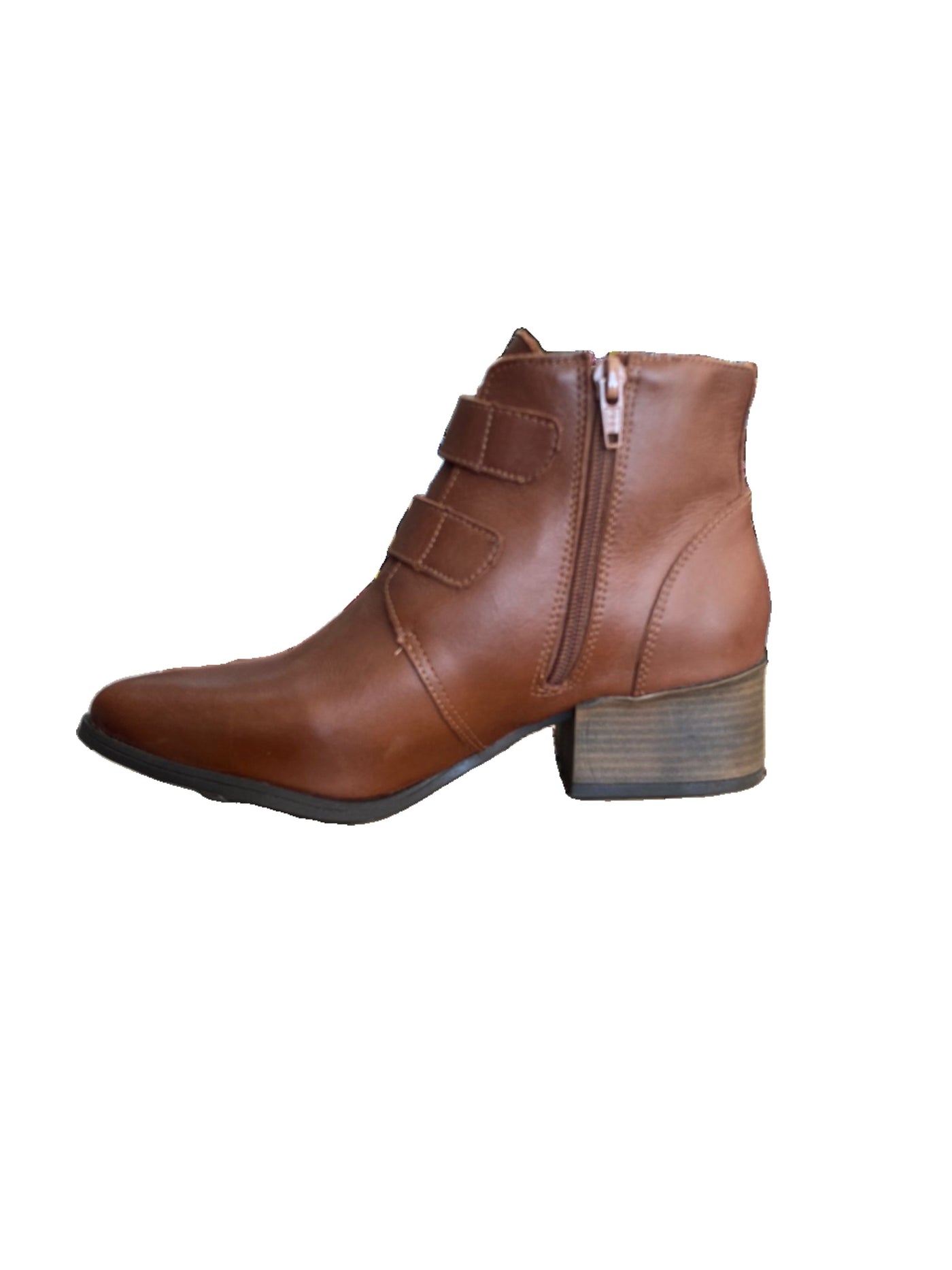 Bota De Punta Con Hebillas - Telha
