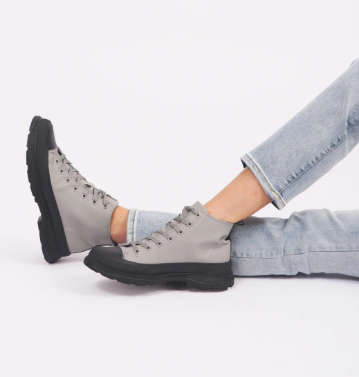 Borcegos Canvas - Gris
