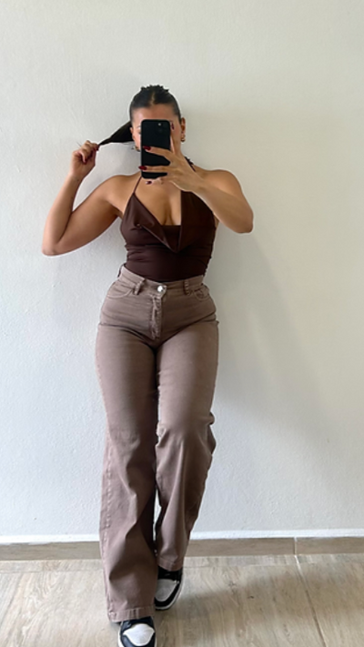 Wide Leg Clásico/ tostado