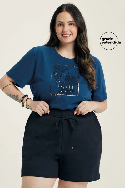 Short Femenino Con Bolsillos Licra