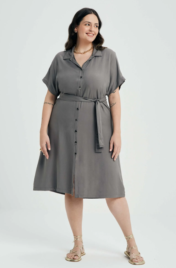 Vestido Tipo Camisa