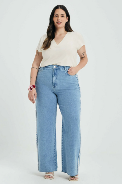 Blusa Femenina Cuello en V