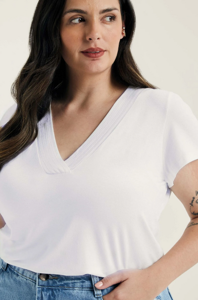 Blusa Femenina Cuello en V