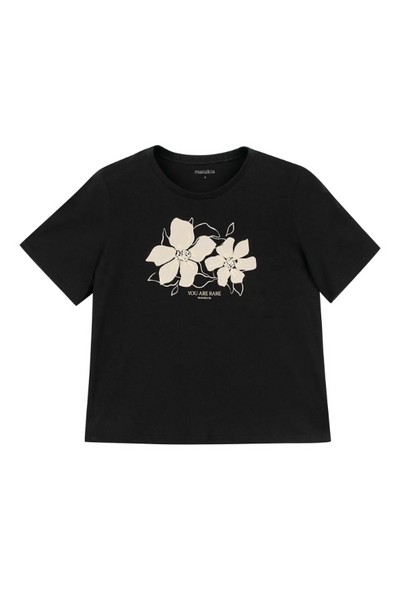 Remera Dama Estampa Flores Marialicia