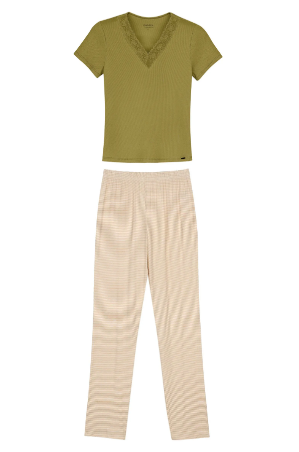 Pijama Mujer Verde