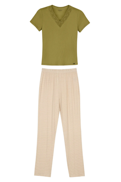 Pijama Mujer Verde