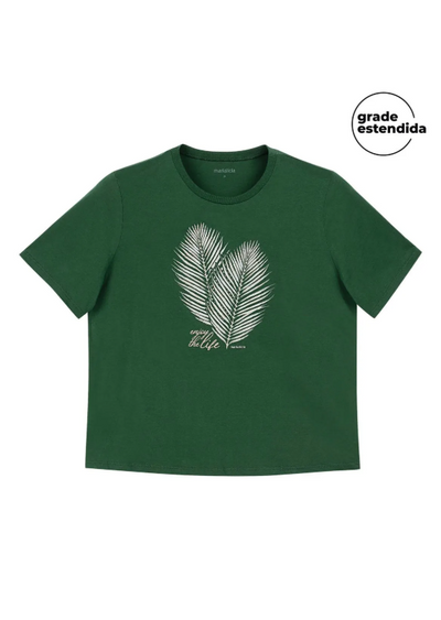Remera Estampada Verde Marialicia