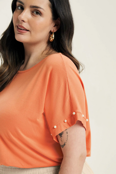 Blusa Con Perlas Marialicia
