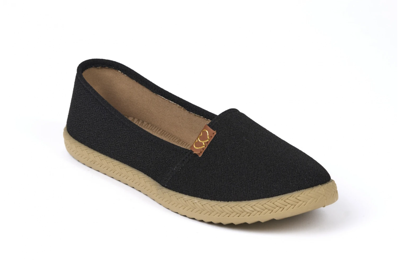 Zapatilla Cherry Cotton -Black