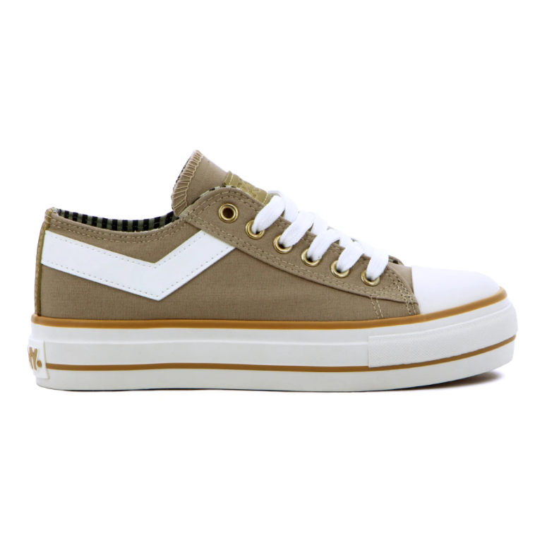 Pony Calzado Plataforma Casual Classic Women - Beige