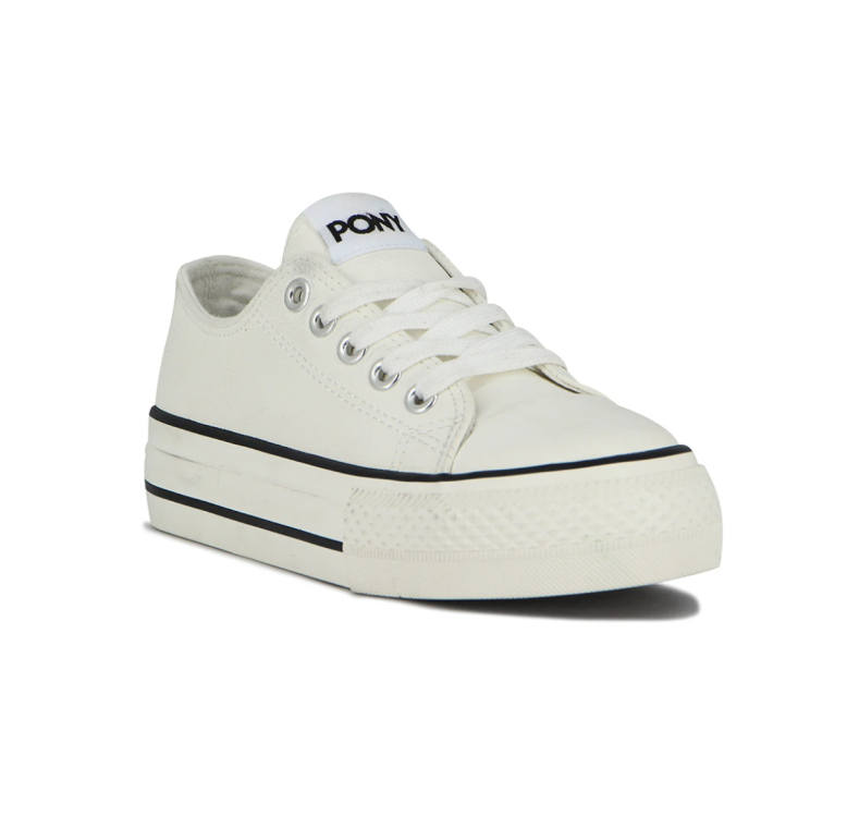 Pony Calzado C/plataforma Fifth Ave Women - White - Blanco