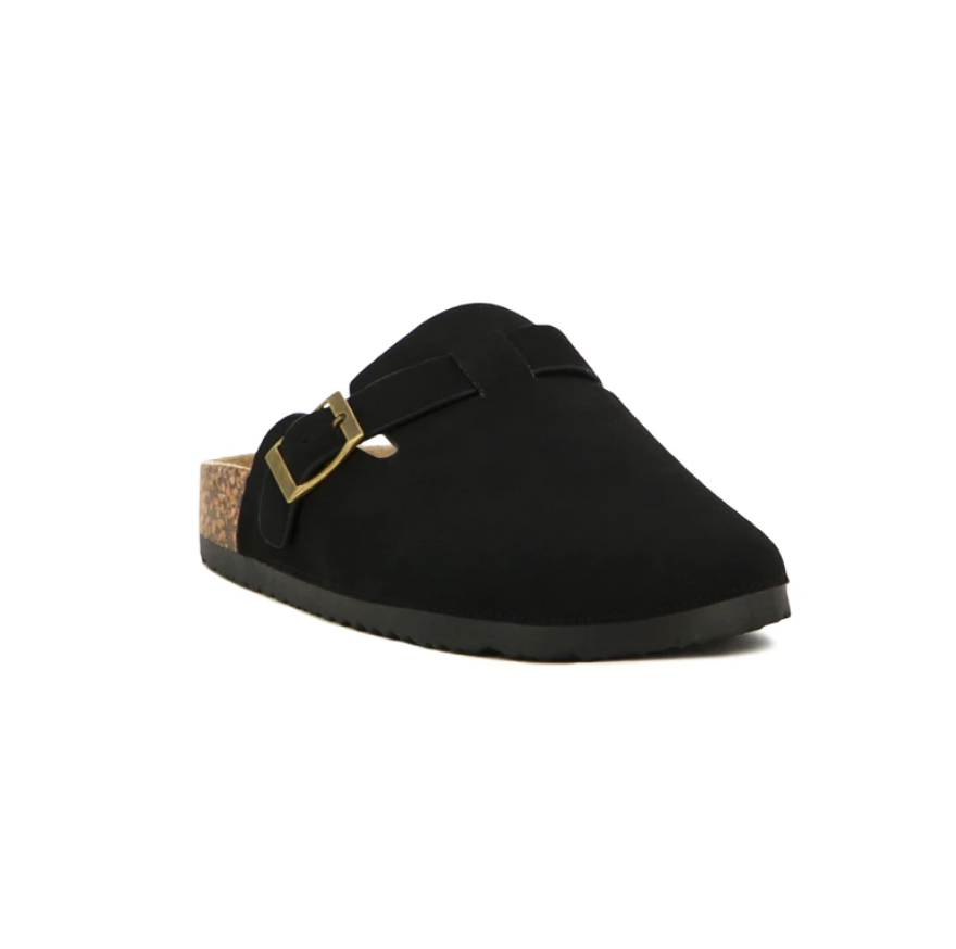 Darkness Zueco Casual Dama Suela Baja / Negro