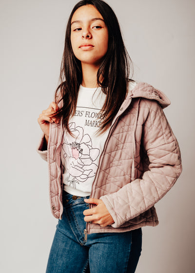 Campera Abrigo Lila