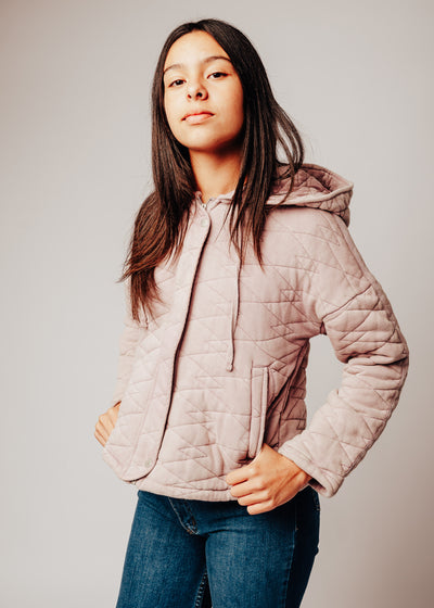 Campera Abrigo Lila
