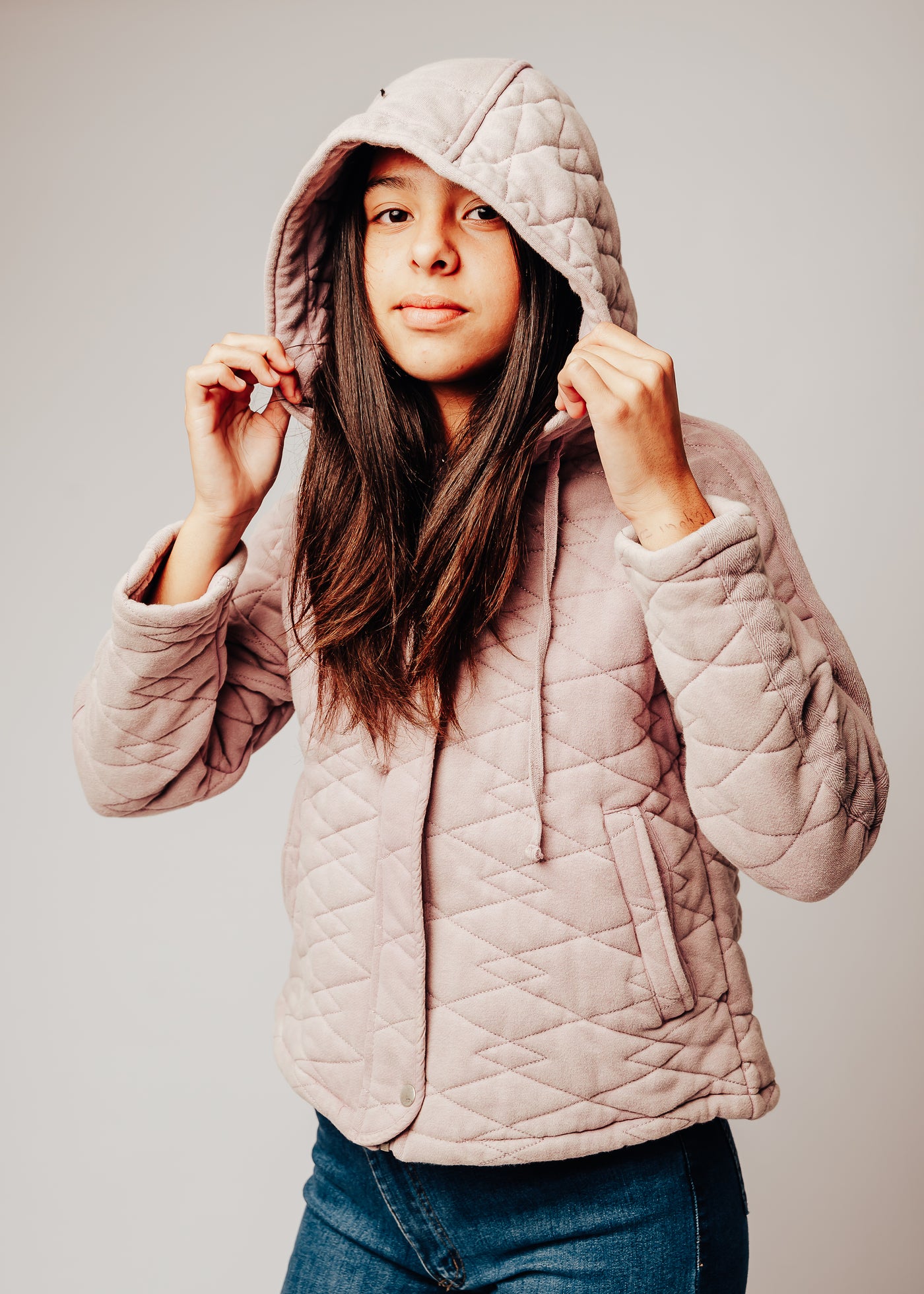 Campera Abrigo Lila