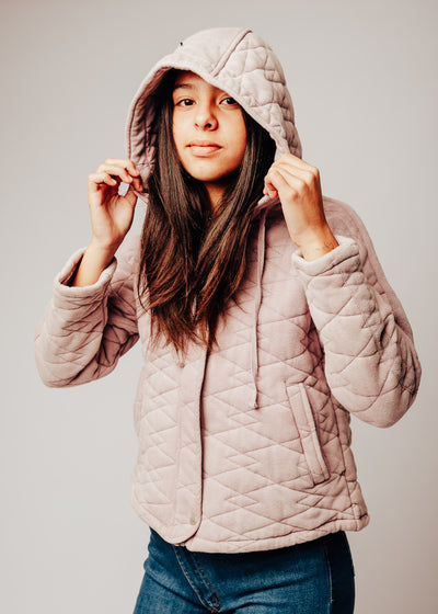 Campera Abrigo Lila