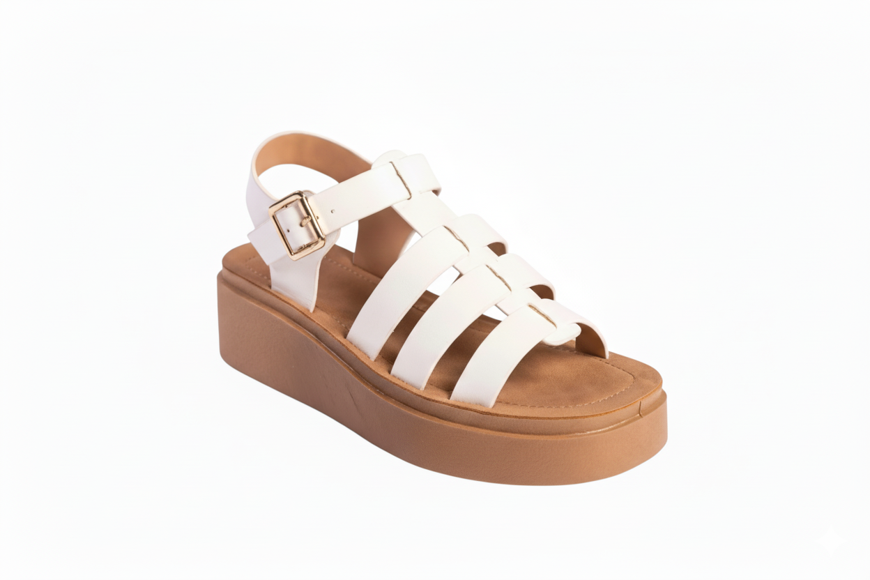 Sandalia Cherry Gomon - White