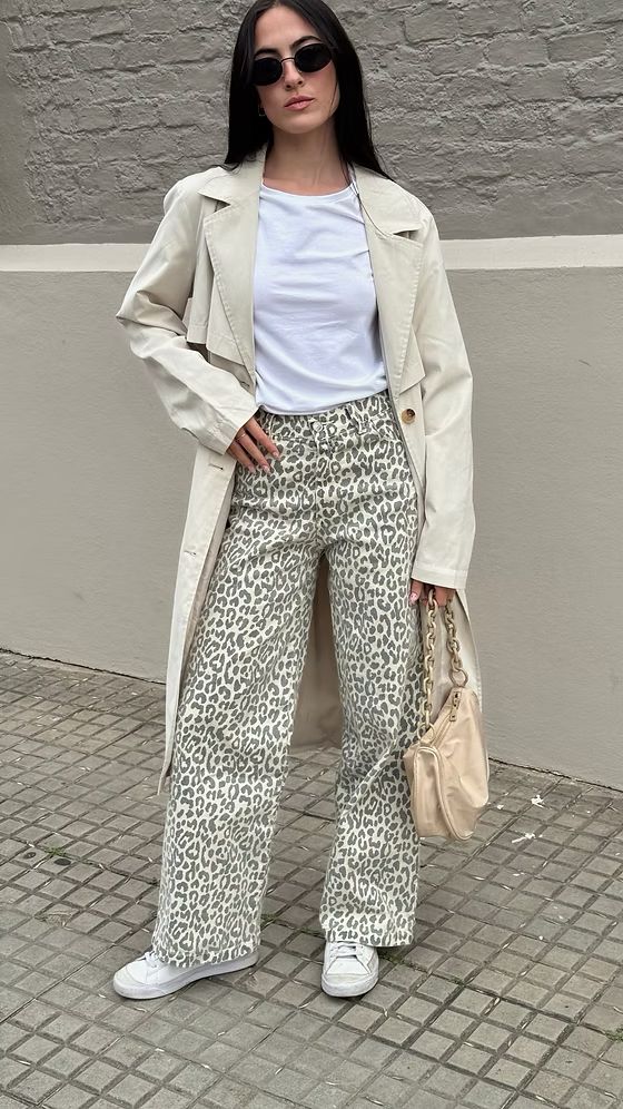 Wideleg  Print Leopardo