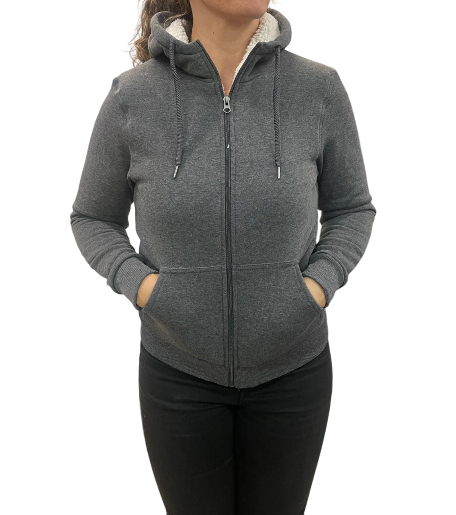 Campera Deportiva Con Corderito