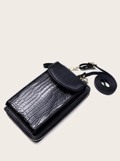 Porta Celular y Billetera Lena Preto