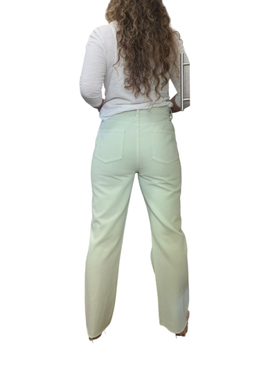 Jean Mom Verde