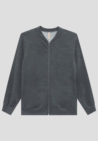 Campera Lunender Sin Capucha - Gris