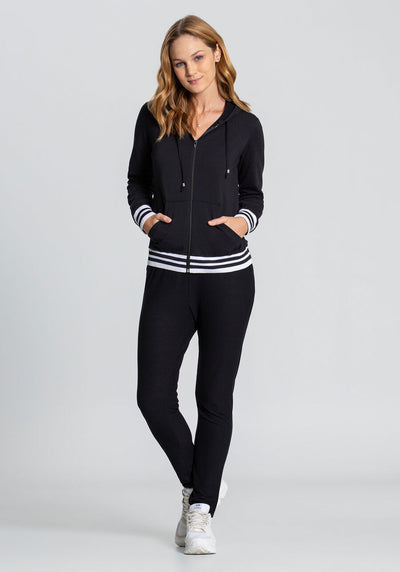 Campera Lunender Con Capucha - Preto