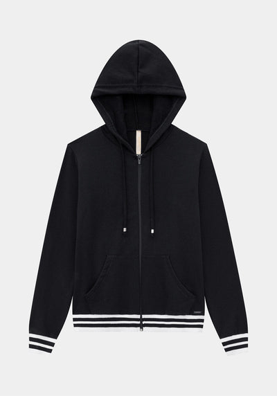 Campera Lunender Con Capucha - Preto