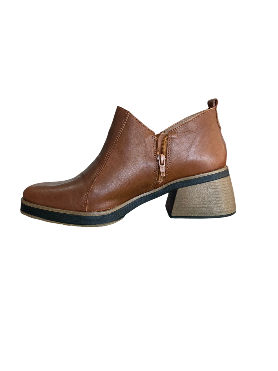 Zapato Taco Y Doble Cierre
