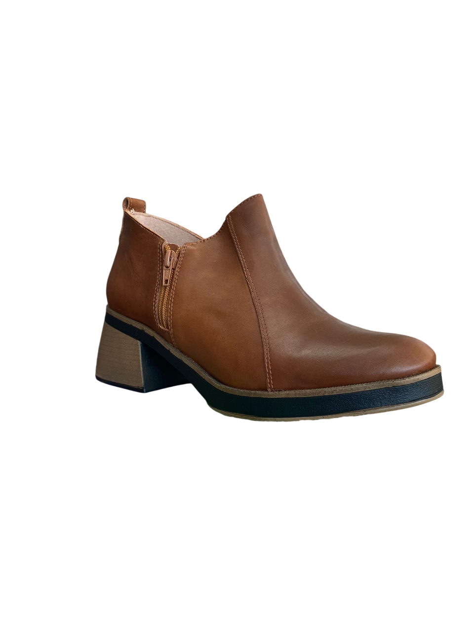 Zapato Taco Y Doble Cierre